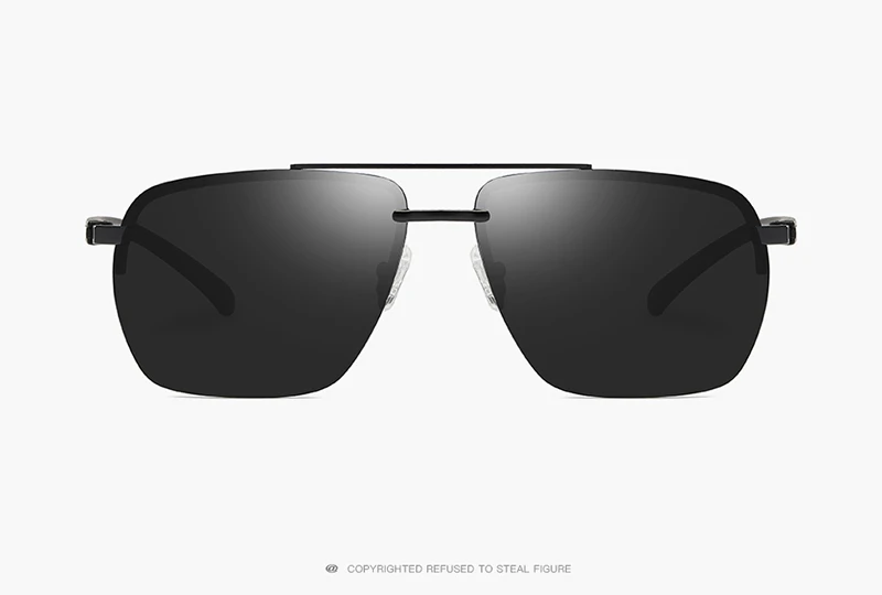 2019 New Arrival HD Polarized Mens Sunglasses Cool fashion metal Sun Glasses Square Goggle Eyewear For Men Female gift gafas 15