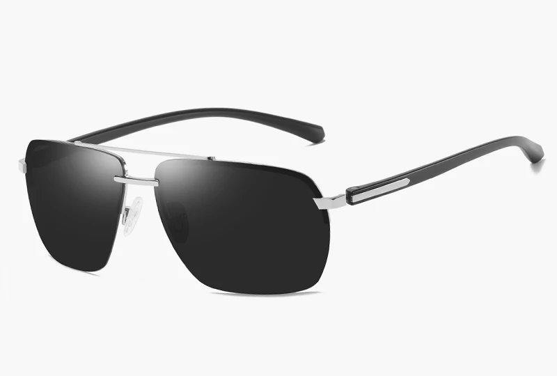2019 New Arrival HD Polarized Mens Sunglasses Cool fashion metal Sun Glasses Square Goggle Eyewear For Men Female gift gafas 23