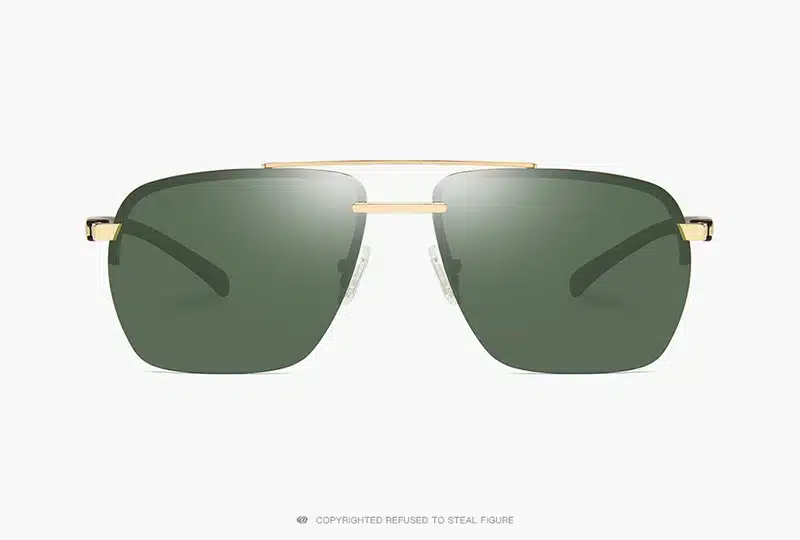 2019 New Arrival HD Polarized Mens Sunglasses Cool fashion metal Sun Glasses Square Goggle Eyewear For Men Female gift gafas 25