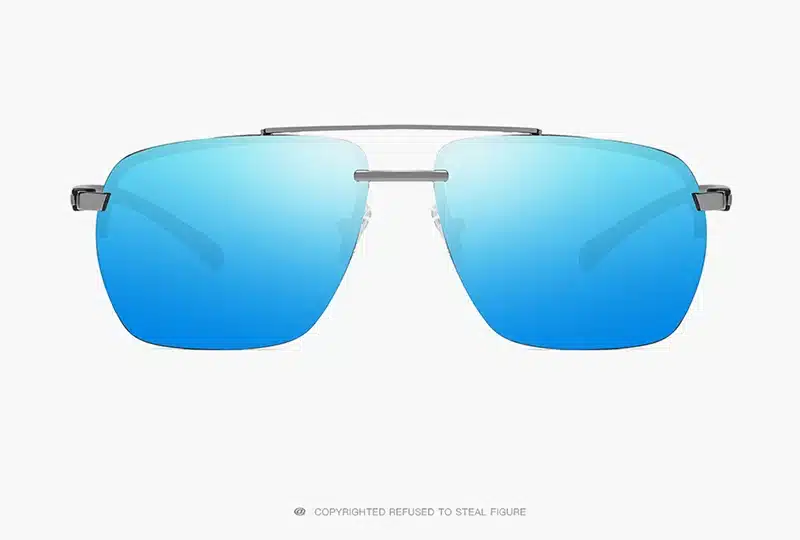 2019 New Arrival HD Polarized Mens Sunglasses Cool fashion metal Sun Glasses Square Goggle Eyewear For Men Female gift gafas 28