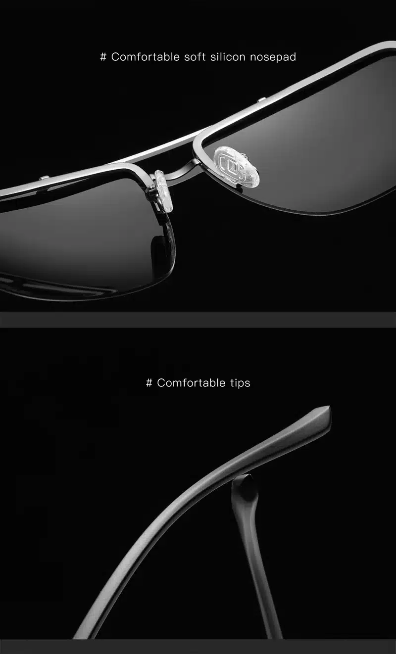 2019 New Arrival HD Polarized Mens Sunglasses Cool fashion metal Sun Glasses Square Goggle Eyewear For Men Female gift gafas 31