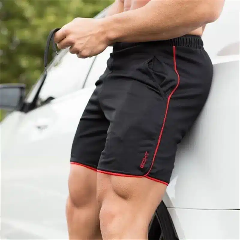 Mens shorts Calf-Length gyms Fitness Bodybuilding Casual Joggers workout Brand sporting short pants Sweatpants Sportswear 10