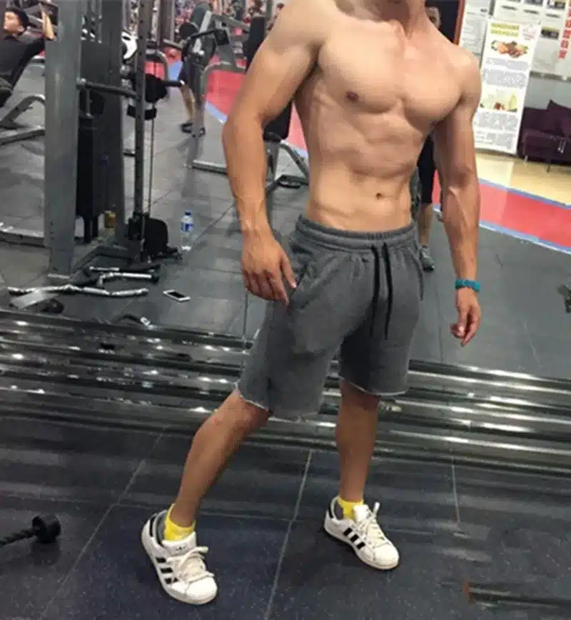 Men Shorts Men's Slim fit Short Trousers Fitness Bodybuilding Jogger Mens Brand durable Sweatpants Fitness Workout Cotton Shorts 23