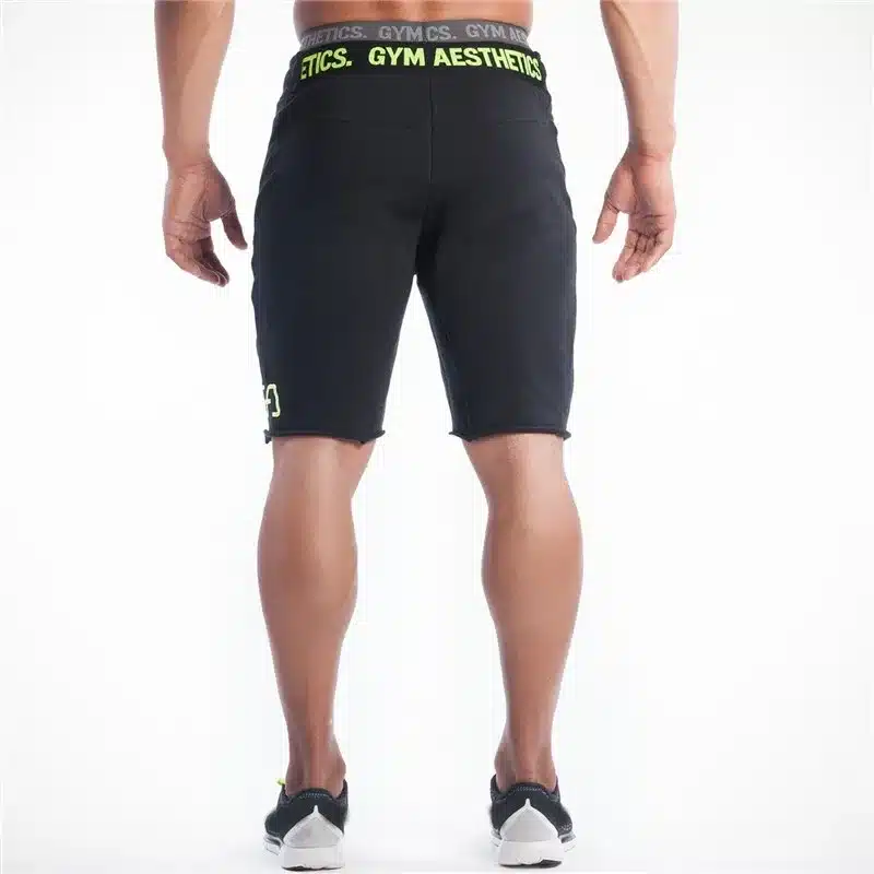 Men Shorts Men's Slim fit Short Trousers Fitness Bodybuilding Jogger Mens Brand durable Sweatpants Fitness Workout Cotton Shorts 33