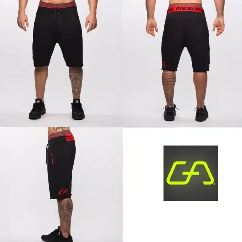 Men Shorts Men's Slim fit Short Trousers Fitness Bodybuilding Jogger Mens Brand durable Sweatpants Fitness Workout Cotton Shorts 35