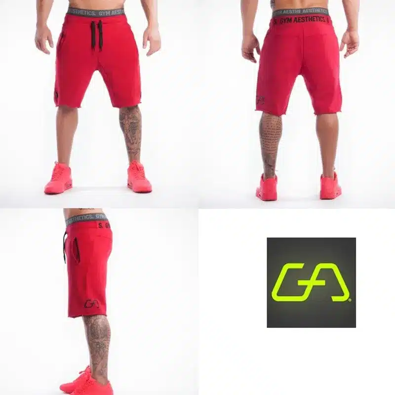 Men Shorts Men's Slim fit Short Trousers Fitness Bodybuilding Jogger Mens Brand durable Sweatpants Fitness Workout Cotton Shorts 36