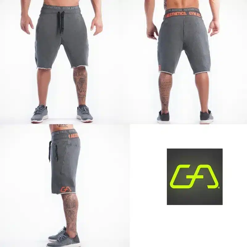 Men Shorts Men's Slim fit Short Trousers Fitness Bodybuilding Jogger Mens Brand durable Sweatpants Fitness Workout Cotton Shorts 38