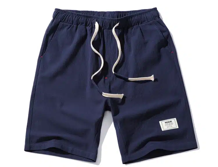 2018 Hot Fashion Men Short Pants Summer Linen Men Shorts Casual Slim Solid Beach Bermuda Shorts 21