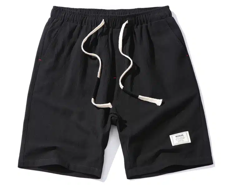 2018 Hot Fashion Men Short Pants Summer Linen Men Shorts Casual Slim Solid Beach Bermuda Shorts 23