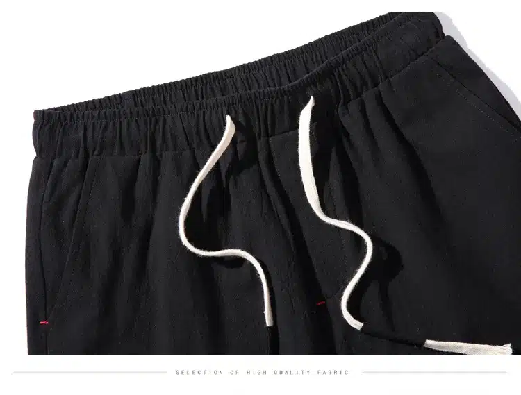 2018 Hot Fashion Men Short Pants Summer Linen Men Shorts Casual Slim Solid Beach Bermuda Shorts 25