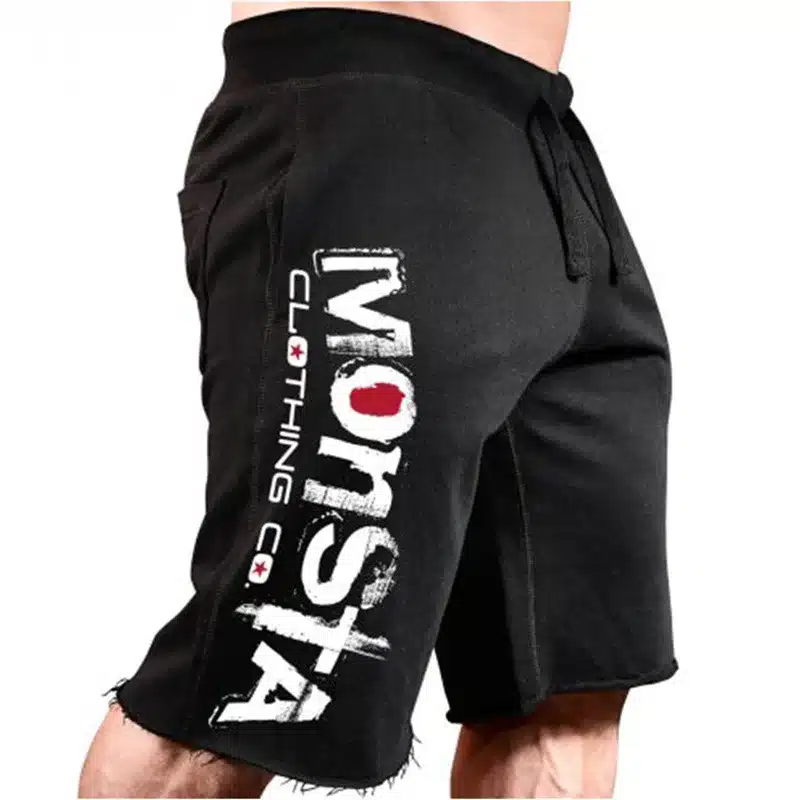 Men New Cotton Shorts Men's loose Short Trousers Fitness Bodybuilding Jogger Mens Brand durable Sweatpants Fitness Workout Short 12