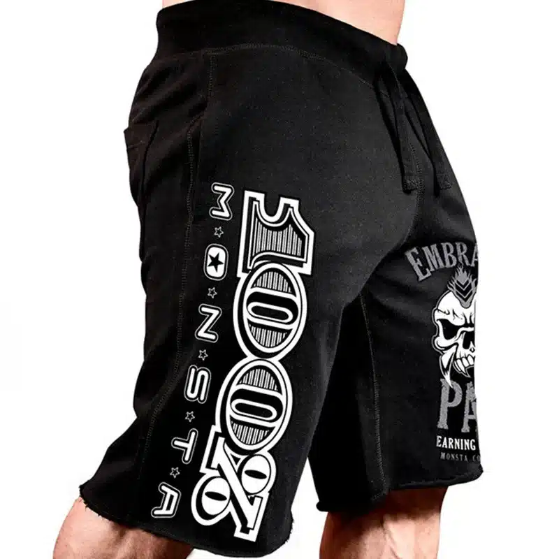 Men New Cotton Shorts Men's loose Short Trousers Fitness Bodybuilding Jogger Mens Brand durable Sweatpants Fitness Workout Short 13