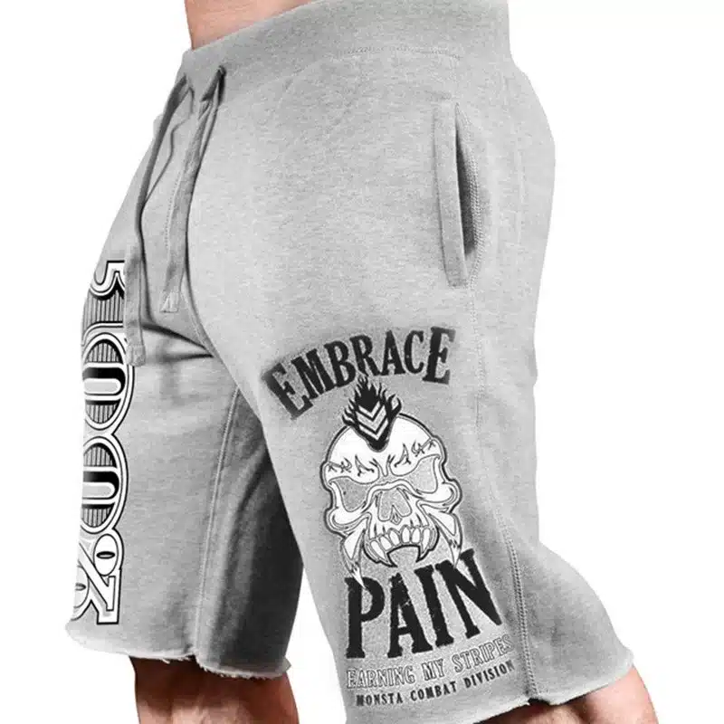 Men New Cotton Shorts Men's loose Short Trousers Fitness Bodybuilding Jogger Mens Brand durable Sweatpants Fitness Workout Short 20