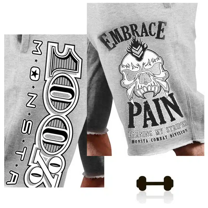 Men New Cotton Shorts Men's loose Short Trousers Fitness Bodybuilding Jogger Mens Brand durable Sweatpants Fitness Workout Short 21