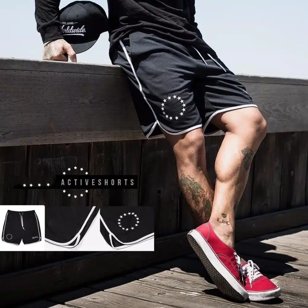 2018 Summer Mens Brand Jogger Sporting Shorts Slimming Men Black Bodybuilding Short Pants Male Fitness Gyms Shorts for workout 22