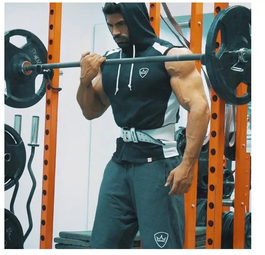 Men 2018 Summer New Loose Cotton Shorts Man Gyms Fitness Knee Length Sweatpants Male Jogger Workout Crossfit Brand Short Pants 14