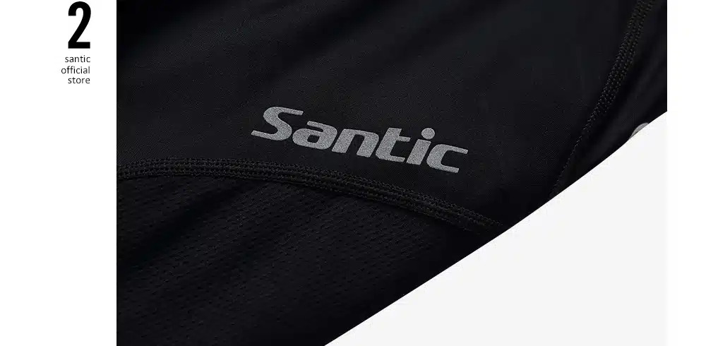 Santic Men Cycling Padded Shorts Coolmax 4D Pad Shockproof SANTIC R-FEEL Anti-pilling SANTIC AIRFREE Biking Riding Shorts KS007 17