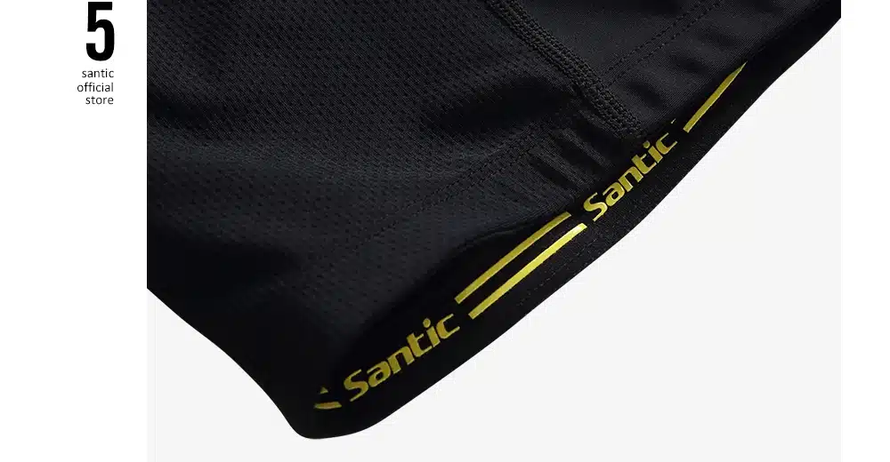 Santic Men Cycling Padded Shorts Coolmax 4D Pad Shockproof SANTIC R-FEEL Anti-pilling SANTIC AIRFREE Biking Riding Shorts KS007 20