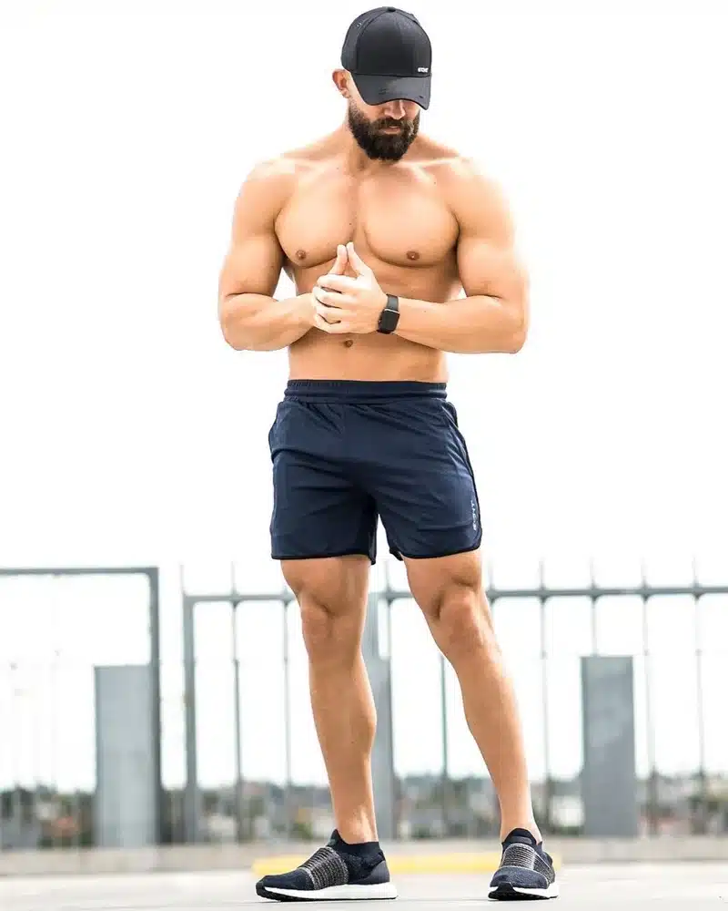 Mens Breathable Mesh Cool Shorts Summer Beach Short Pants Male Gyms Fitness Workout Bodybuilding Jogger Crossfit Slim Sportswear 11