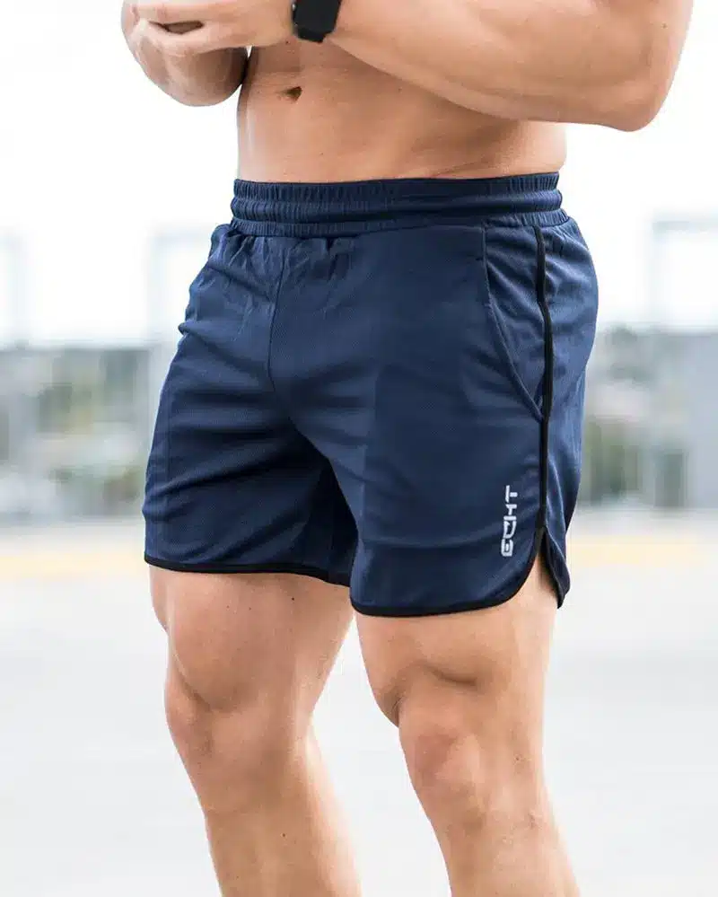 Mens Breathable Mesh Cool Shorts Summer Beach Short Pants Male Gyms Fitness Workout Bodybuilding Jogger Crossfit Slim Sportswear 15