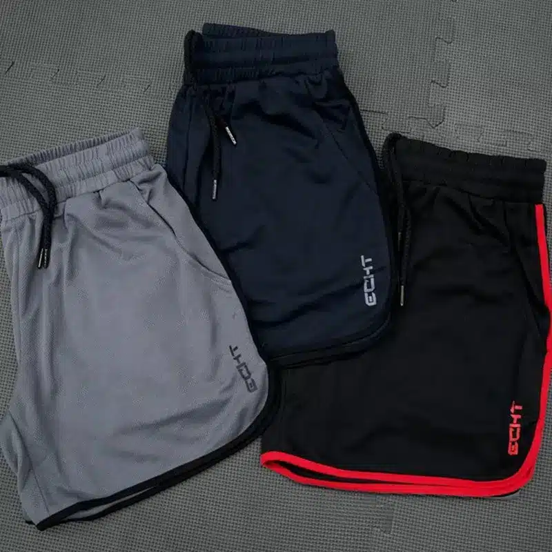 Mens Breathable Mesh Cool Shorts Summer Beach Short Pants Male Gyms Fitness Workout Bodybuilding Jogger Crossfit Slim Sportswear 24