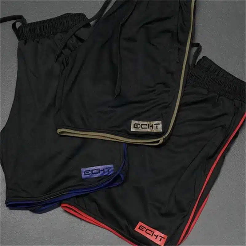 Mens Breathable Mesh Cool Shorts Summer Beach Short Pants Male Gyms Fitness Workout Bodybuilding Jogger Crossfit Slim Sportswear 26