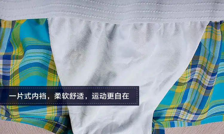 Men's Underwears Boxers Cotton Underpants High Quality Underwear Panties Boxer Shorts Plaid Point Soft Comfortable Lounge 24
