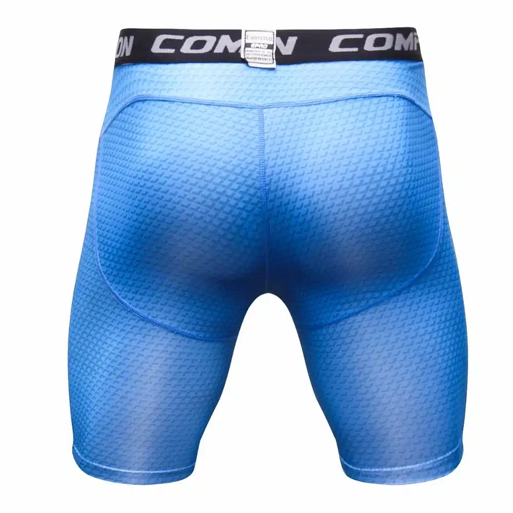 2018 Beach Summer Compression Shorts Men Fashion 3D Print Short Leggings Crossfit Joggers Quick-drying Skinny Fitness Shorts Men 16