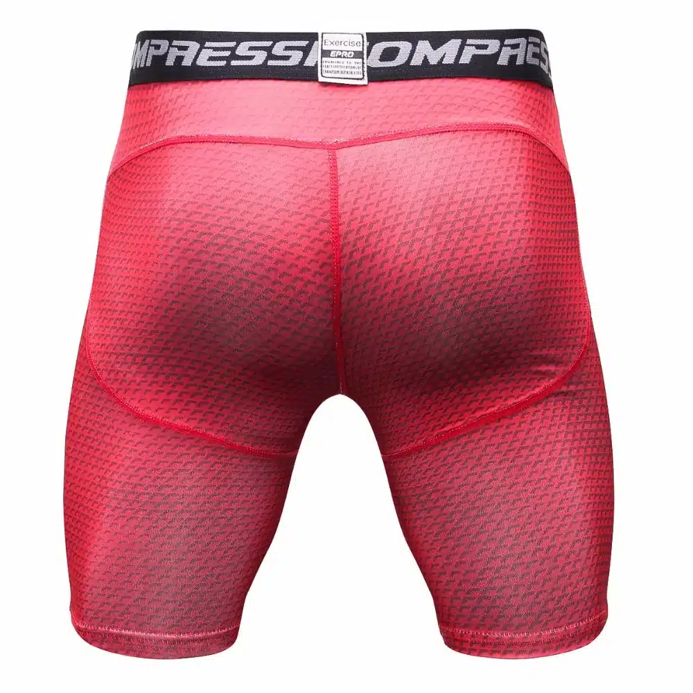 2018 Beach Summer Compression Shorts Men Fashion 3D Print Short Leggings Crossfit Joggers Quick-drying Skinny Fitness Shorts Men 22
