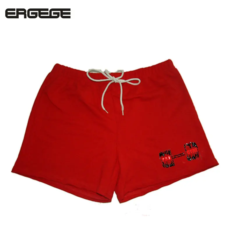 2017 Summer New Brand Bodybuilding Beach Shorts Men High Quality Letter Print Leisure Short Casual Shorts Masculino 2XL 1