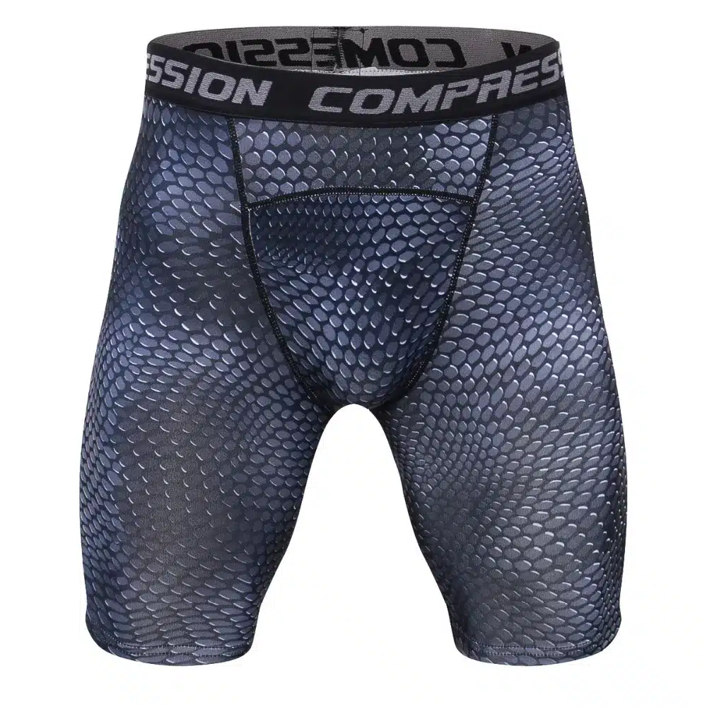 2018 new style Breathable Men's Compression Shorts MMA Workout Fitness Bottoms Crossfit Skin Tight Comouflage Short Pants 24