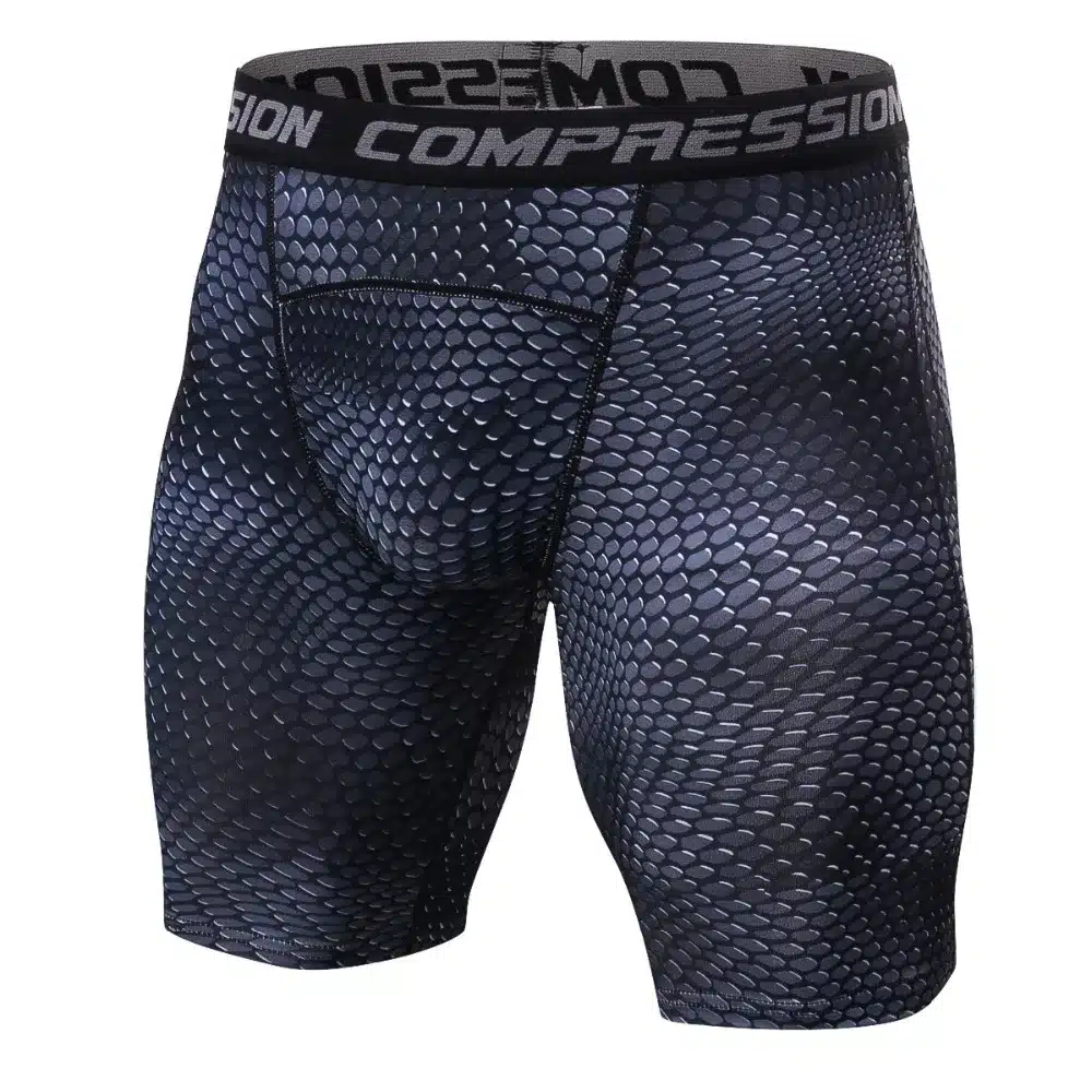 2018 new style Breathable Men's Compression Shorts MMA Workout Fitness Bottoms Crossfit Skin Tight Comouflage Short Pants 25