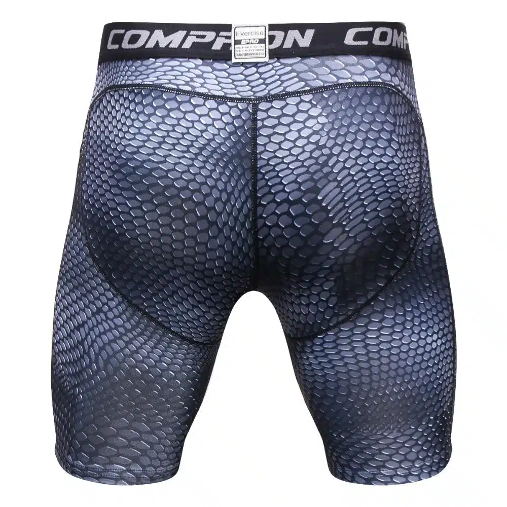 2018 new style Breathable Men's Compression Shorts MMA Workout Fitness Bottoms Crossfit Skin Tight Comouflage Short Pants 26