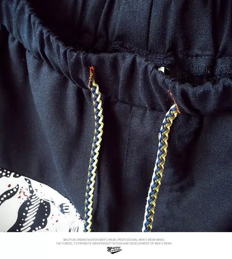 Men and women models leisure shorts fashion cotton and linen stitching 2019 summer brand beaded flowers printed beach shorts 25