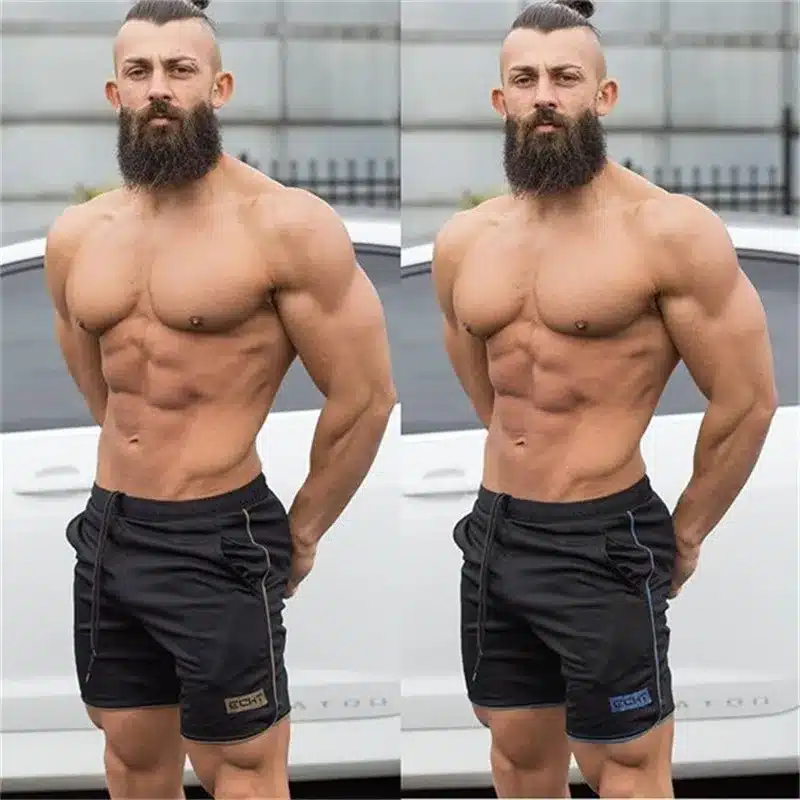 New Brand spring Beach Men's Sports short Pants Training Bodybuilding 2018 Summer casual Workout Fitness Gyms Mens shorts XXL 13