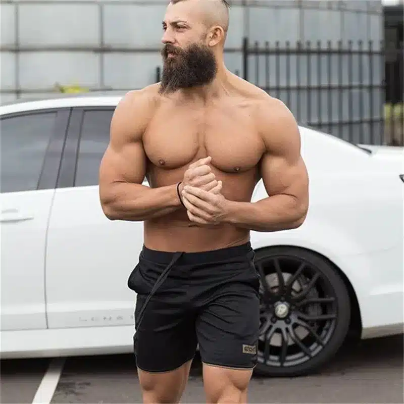 New Brand spring Beach Men's Sports short Pants Training Bodybuilding 2018 Summer casual Workout Fitness Gyms Mens shorts XXL 14