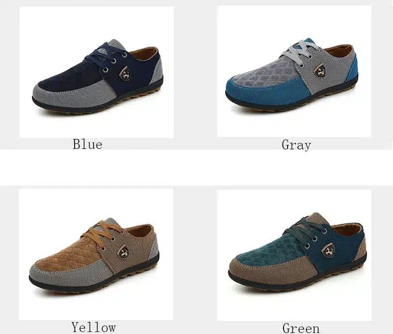 2019 Fashion Canvas Shoes Men Casual Shoes Summer Breathable Yellow Comfortbale Espadrilles Sneakers Men Flats Shoes Big Size 11