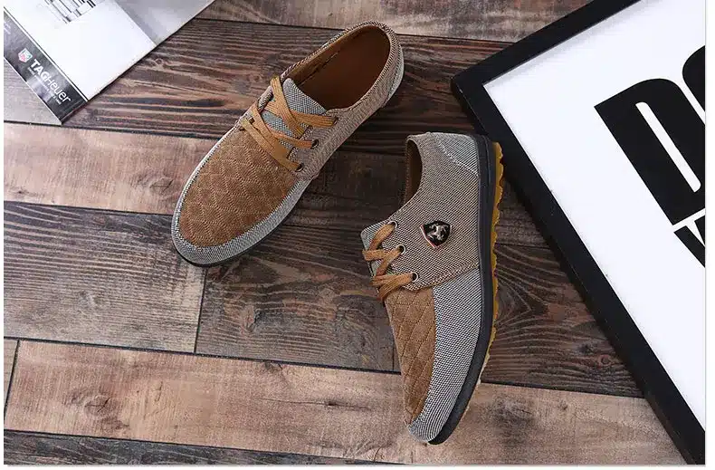 2019 Fashion Canvas Shoes Men Casual Shoes Summer Breathable Yellow Comfortbale Espadrilles Sneakers Men Flats Shoes Big Size 17