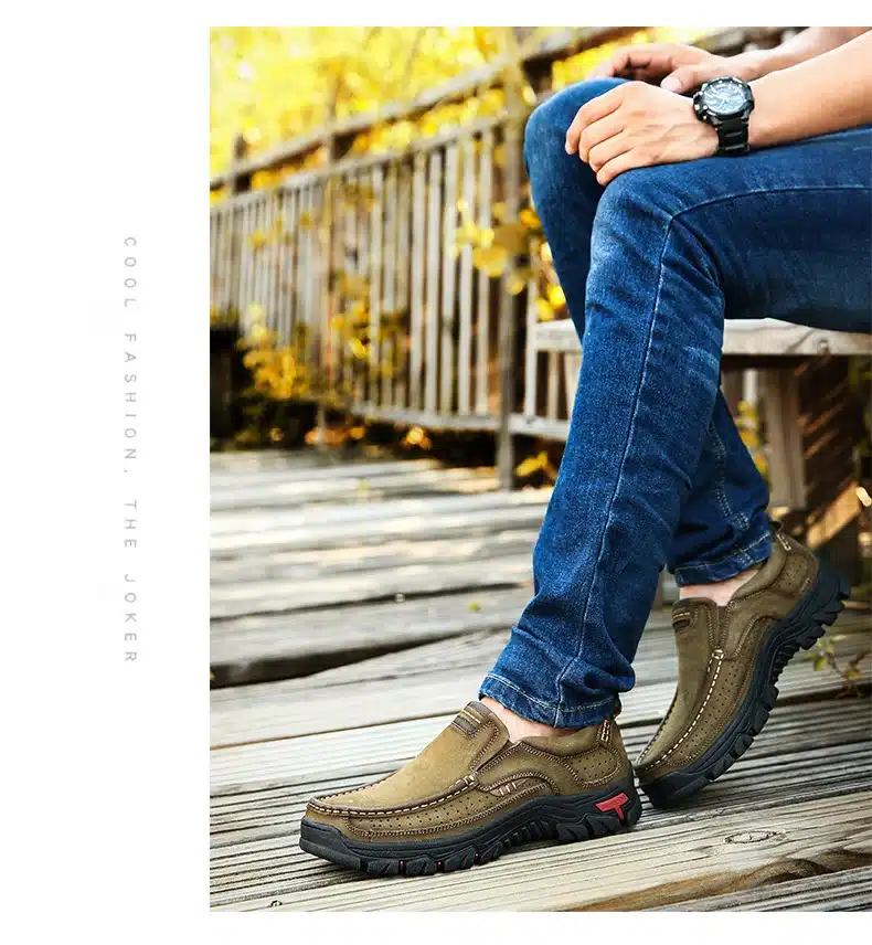 High Quality 2019 New Men Comfortable Sneakers Waterproof Shoes Leather Sneakers Fashion Casual Shoes Male Plus Size 38-48 16
