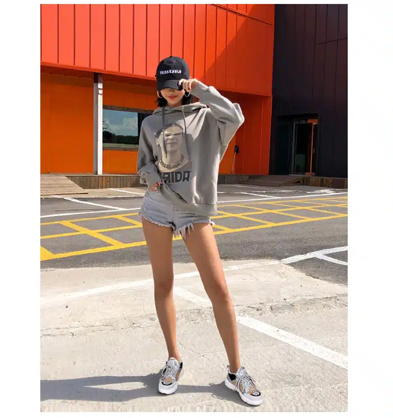 ADBOOV New 2019 Flat Sneakers Women Men Size 35-44 Leather + Canvas Chunky Shoes Chaussures Femme 3