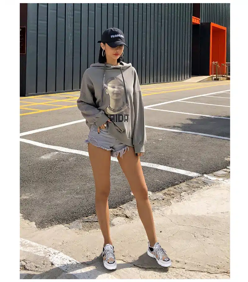 ADBOOV New 2019 Flat Sneakers Women Men Size 35-44 Leather + Canvas Chunky Shoes Chaussures Femme 4