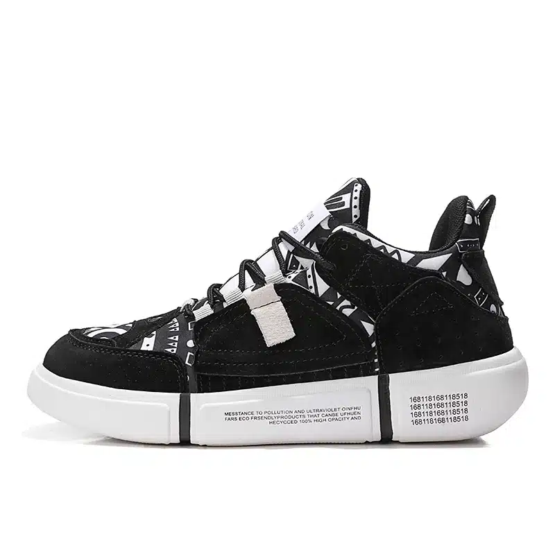 ADBOOV New 2019 Flat Sneakers Women Men Size 35-44 Leather + Canvas Chunky Shoes Chaussures Femme 37