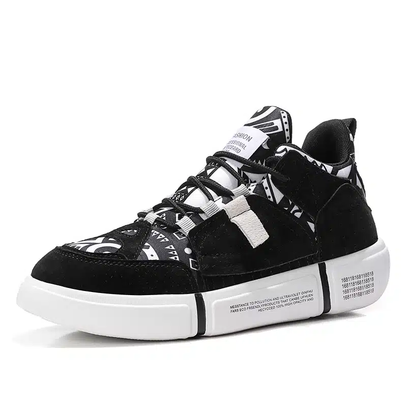 ADBOOV New 2019 Flat Sneakers Women Men Size 35-44 Leather + Canvas Chunky Shoes Chaussures Femme 38