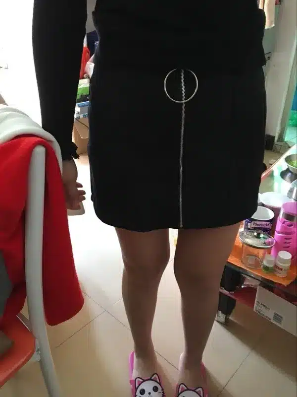 MUMUZI 2019 Women Shorts Wide Leg Womens Cotton Blends Shorts High Waist Front Zipper Shorts with Pockets Sexy Mini Shorts Skirt 15