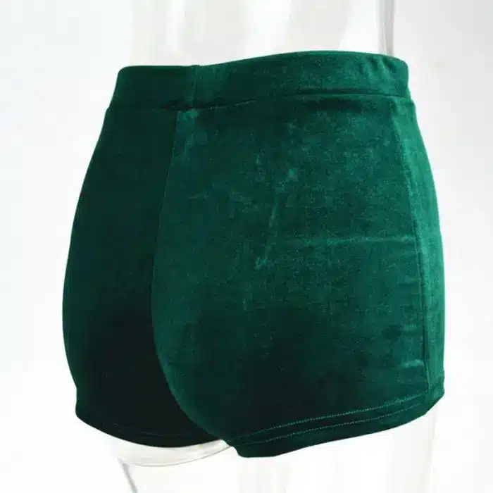 2017 Women Velvet Drawstring Shorts Casual High Waist Spring Summer Sexy Skinny Short Pants FS99 14