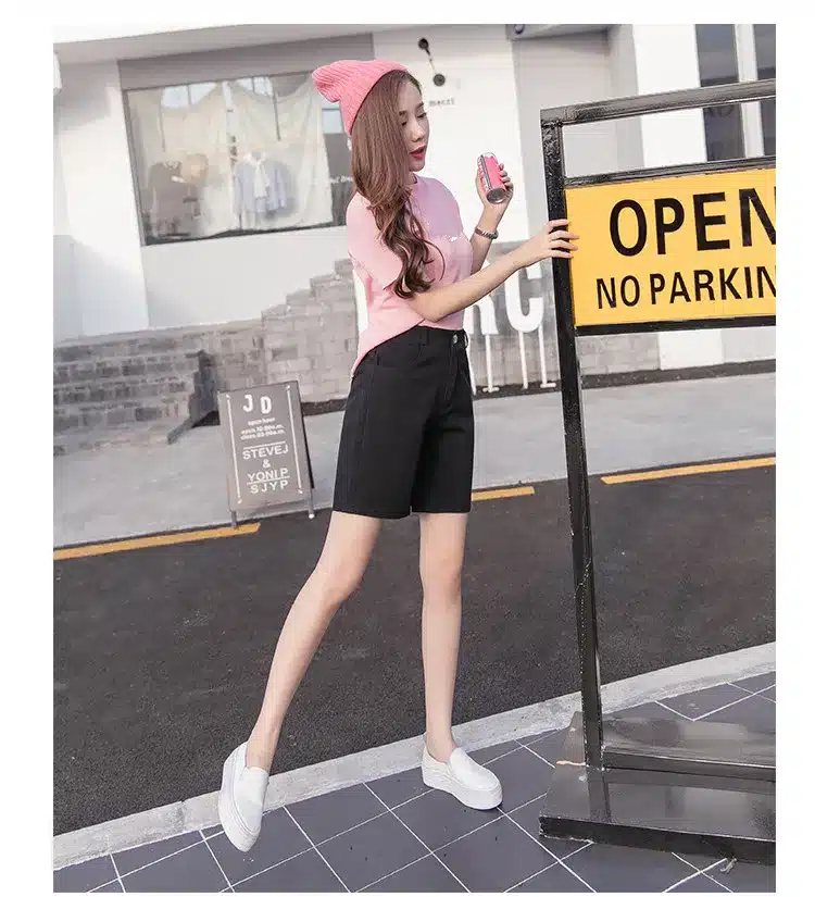 Hzirip 2017 Summer Women Hot Short Fashion Loose Cotton Wide Leg Shorts Candy Color Casual Shorts Womens Plus Size Bottoms S-3XL 7