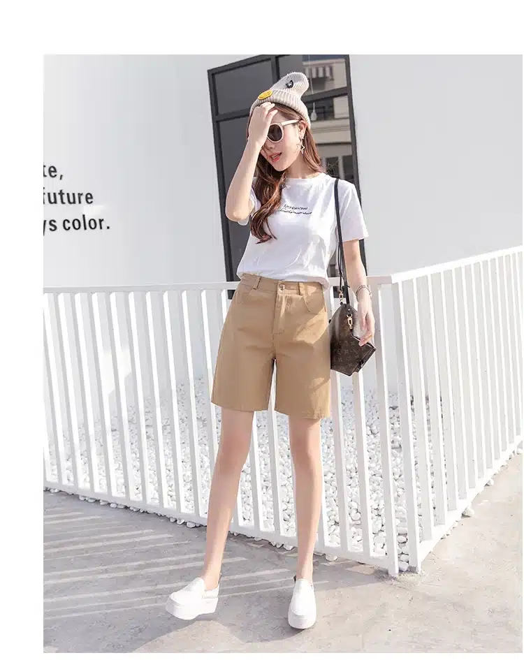 Hzirip 2017 Summer Women Hot Short Fashion Loose Cotton Wide Leg Shorts Candy Color Casual Shorts Womens Plus Size Bottoms S-3XL 11