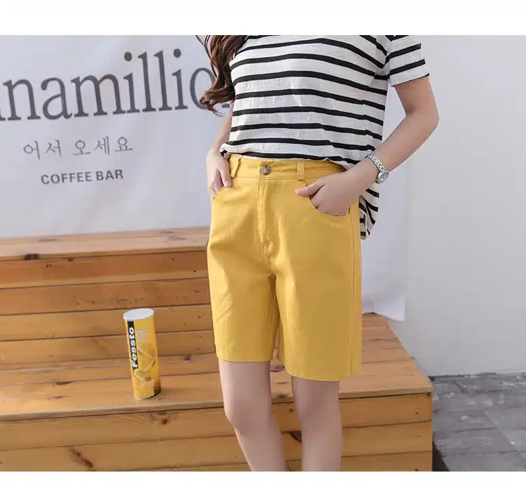 Hzirip 2017 Summer Women Hot Short Fashion Loose Cotton Wide Leg Shorts Candy Color Casual Shorts Womens Plus Size Bottoms S-3XL 16