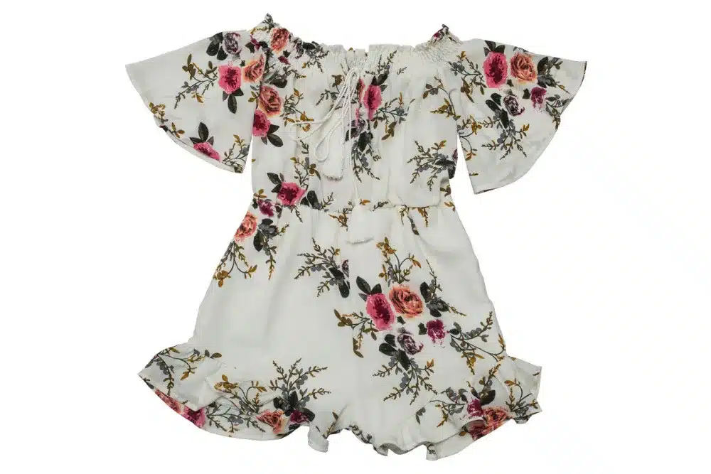 Women top quality Sexy white summer Floral Print off shoulder Bodycon rompers womens jumpsuit Women Elegant shorts Overalls 48 22