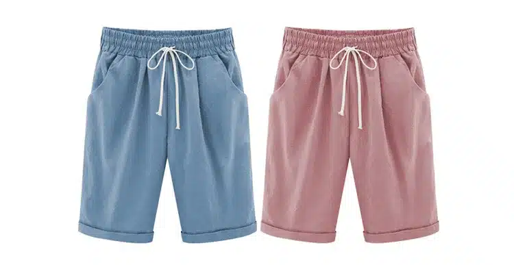 Summer Plus size Shorts Women Candy Color Elastic Waist Comfortable Cotton Short Female shorts M-6XL 8 Color 16